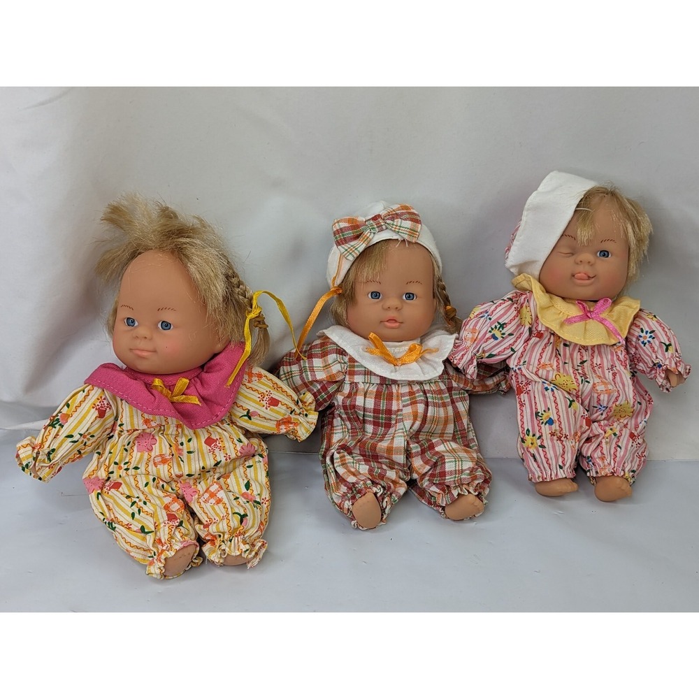 Simba Toys Baby Doll 7 Inch Lot of 3 Emotion Faces